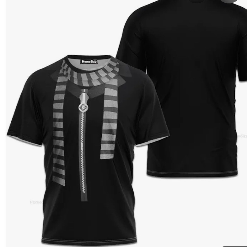 Black Graphic Men's T-Shirt Gru despicable me